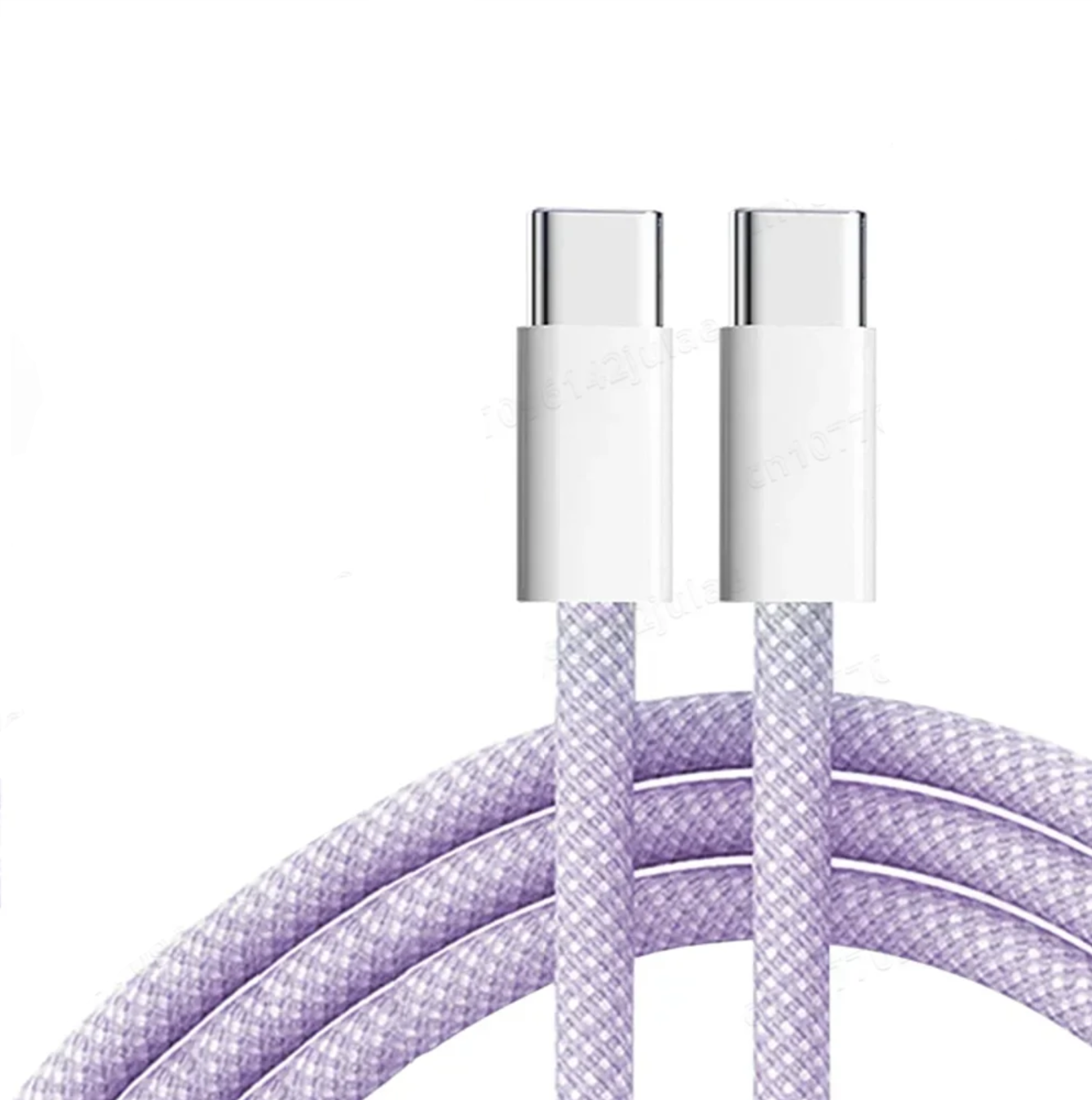 60W USB-C to USB-C Fast Charging Cable – PD 3.0, QC 4.0 Compatible for iPhone 15, MacBook, Samsung, and More