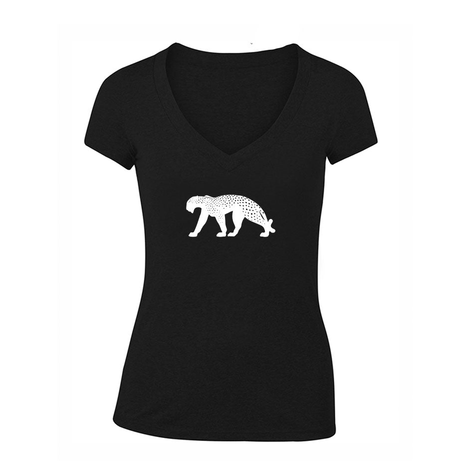 Women's Cartier Panther V Neck T-Shirt