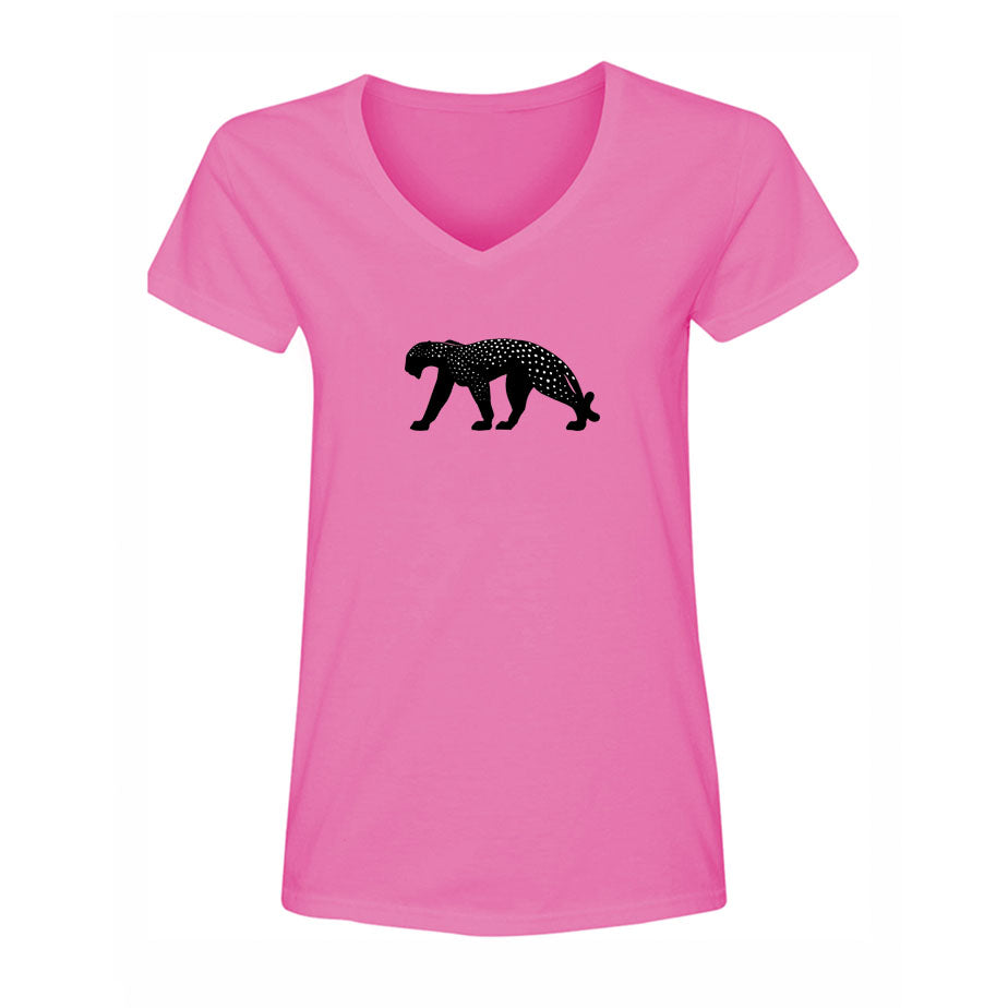 Women's Cartier Panther V Neck T-Shirt