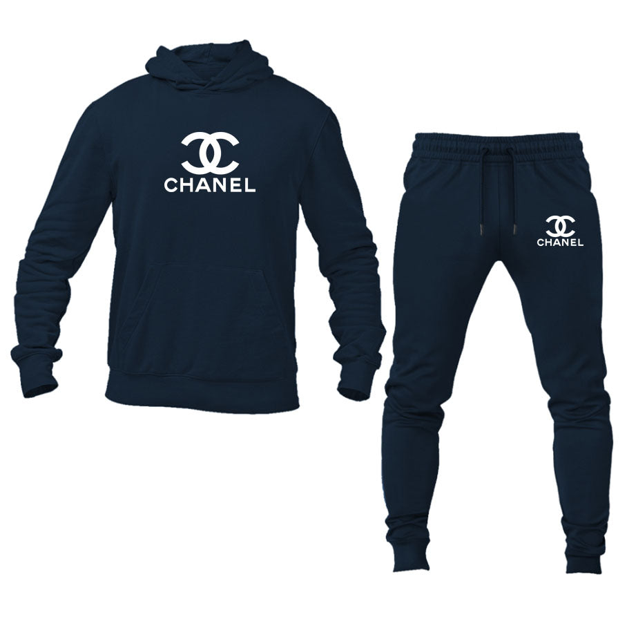 Men's Chanel Hoodie Joggers Set
