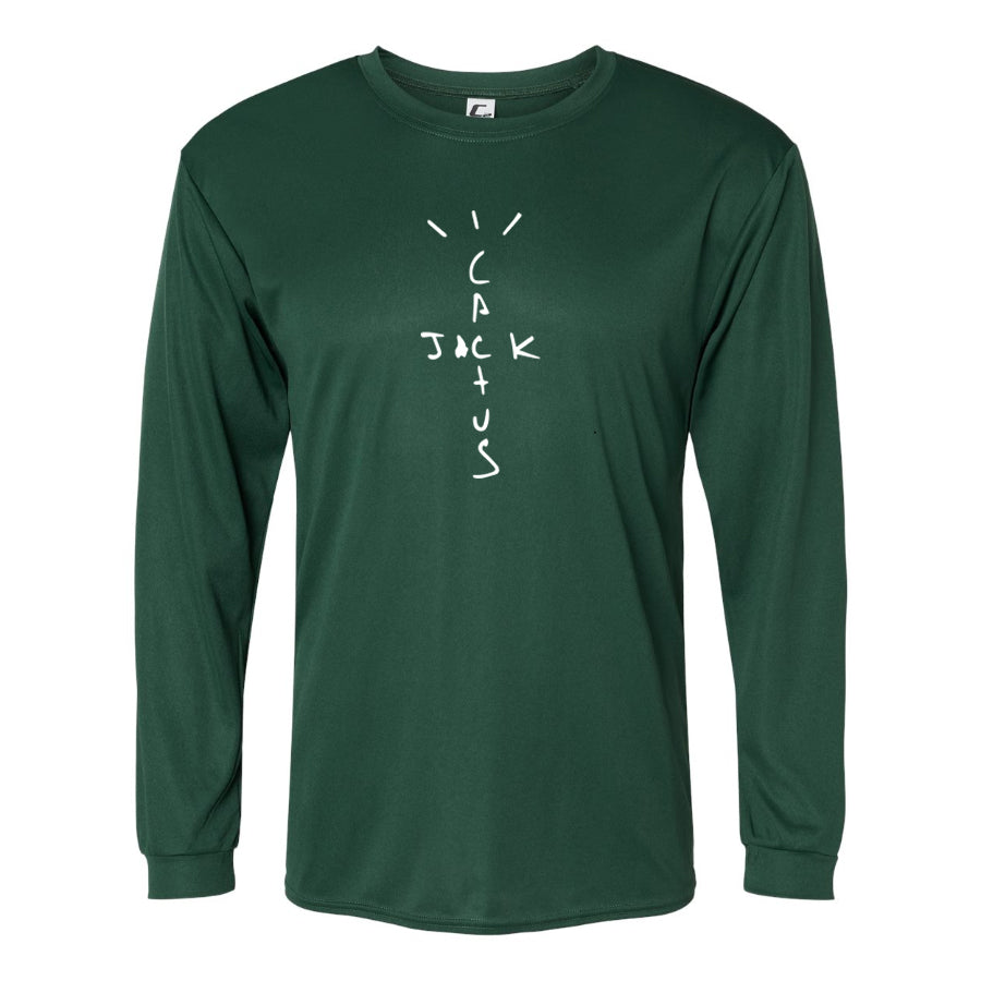 Men's Cactus Jack C2 Sport - Performance Long Sleeve T-Shirt - 5104