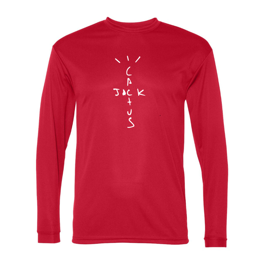 Men's Cactus Jack C2 Sport - Performance Long Sleeve T-Shirt - 5104