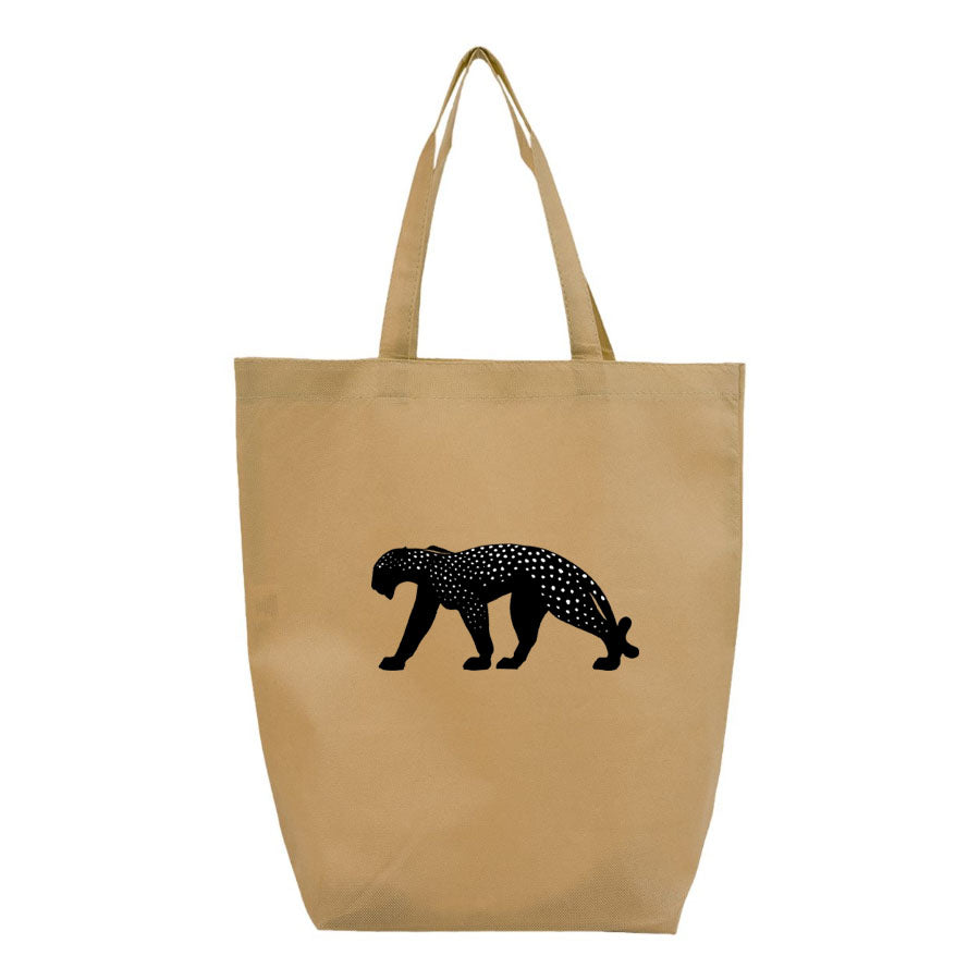 Cartier Panther Q-Tees - Non-Woven Gusset Bottom Tote - Q1251