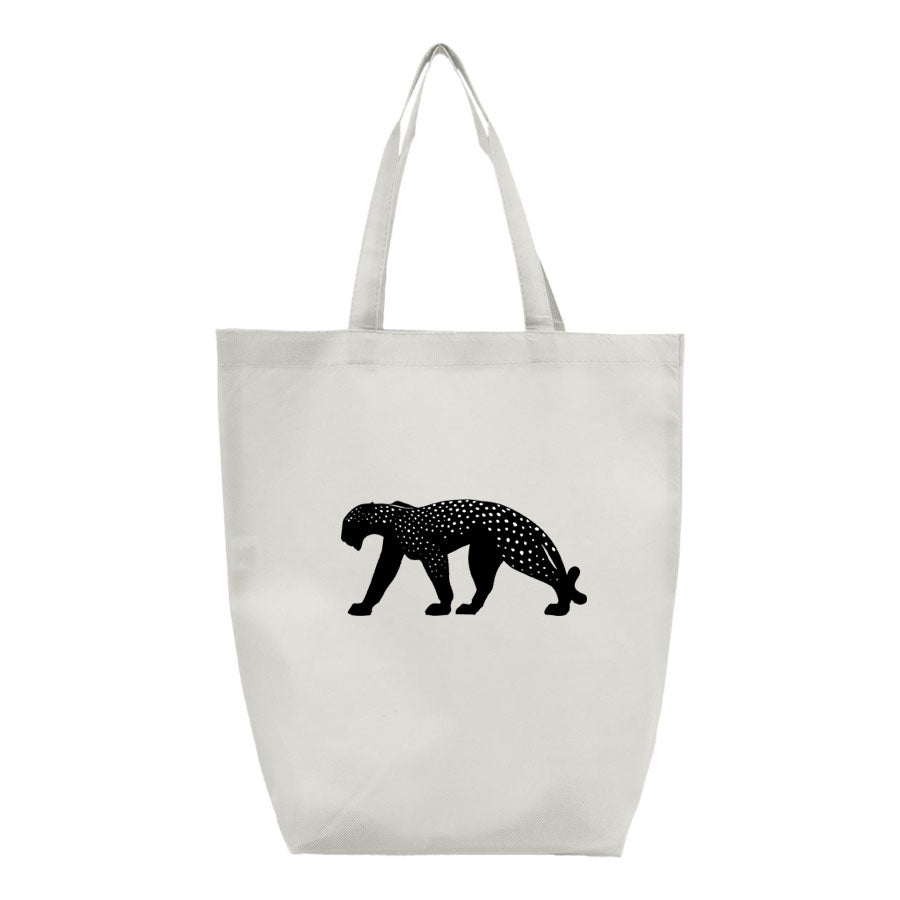 Cartier Panther Q-Tees - Non-Woven Gusset Bottom Tote - Q1251
