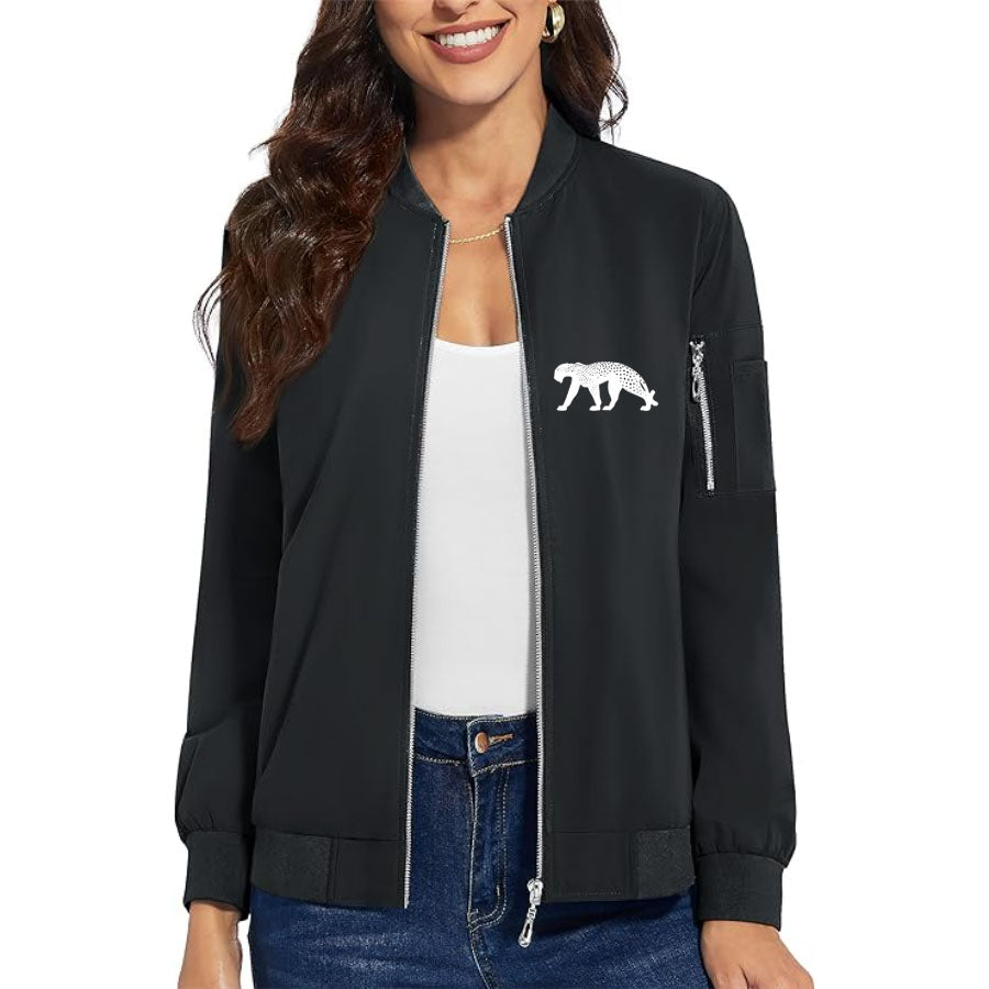 Women's Cartier Panther Premium Bomber Jacket Outerwear