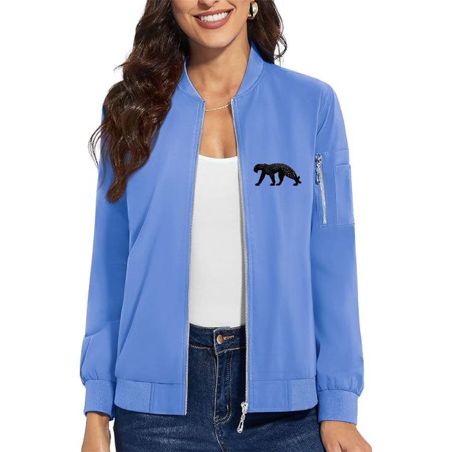 Women's Cartier Panther Premium Bomber Jacket Outerwear
