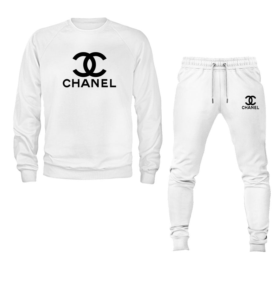 Men's Chanel Crewneck Sweatshirt Joggers Suit