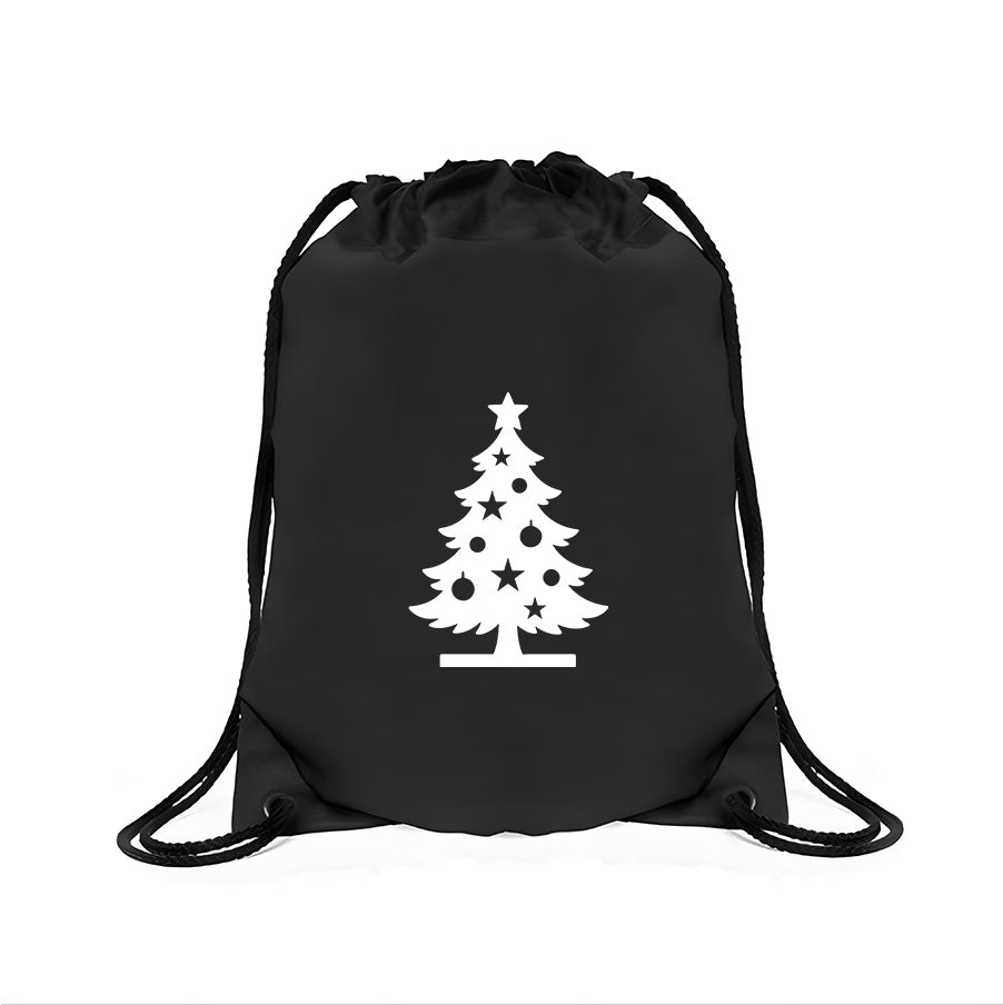 Christmas Tree Drawstring Bag
