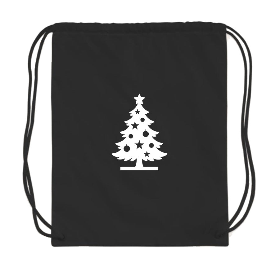 Christmas Tree Drawstring Bag