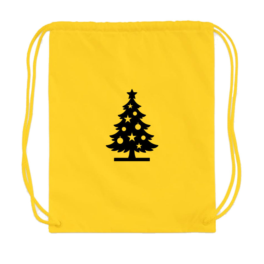 Christmas Tree Drawstring Bag