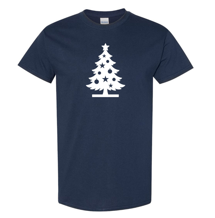 Men's Christmas Tree Cotton T-Shirt