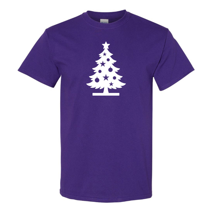 Men's Christmas Tree Cotton T-Shirt