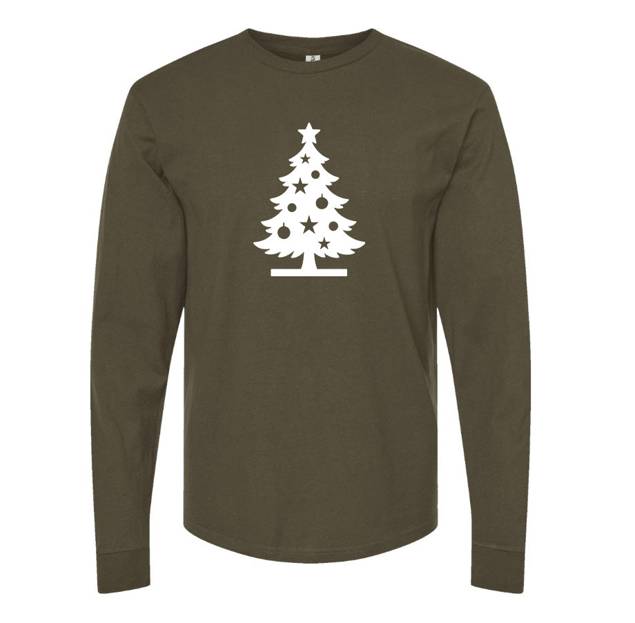 Men's Christmas Tree Long Sleeve T-Shirt