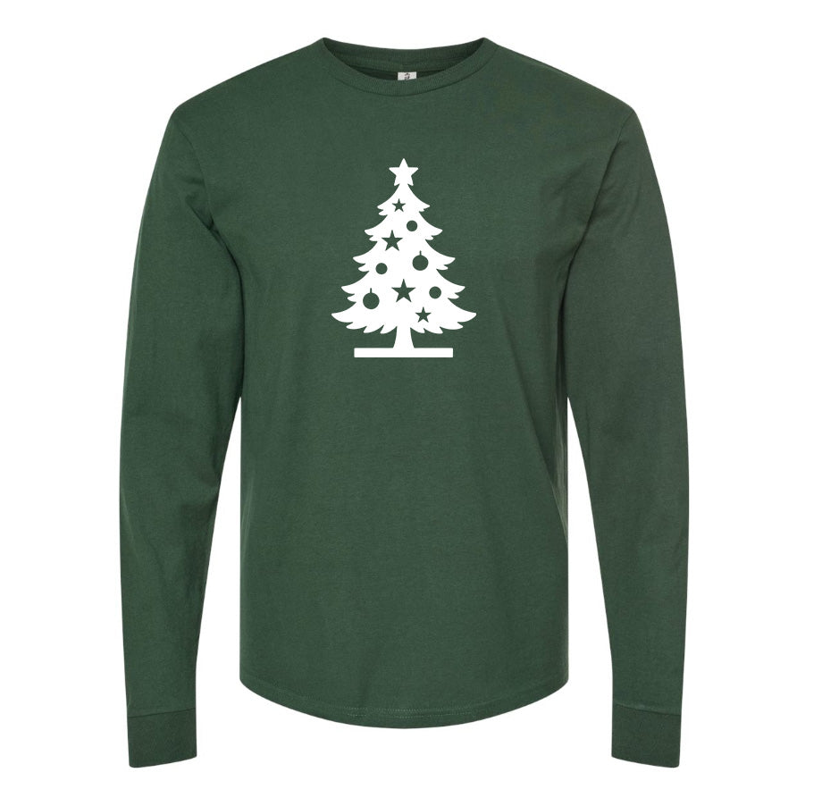 Men's Christmas Tree Long Sleeve T-Shirt