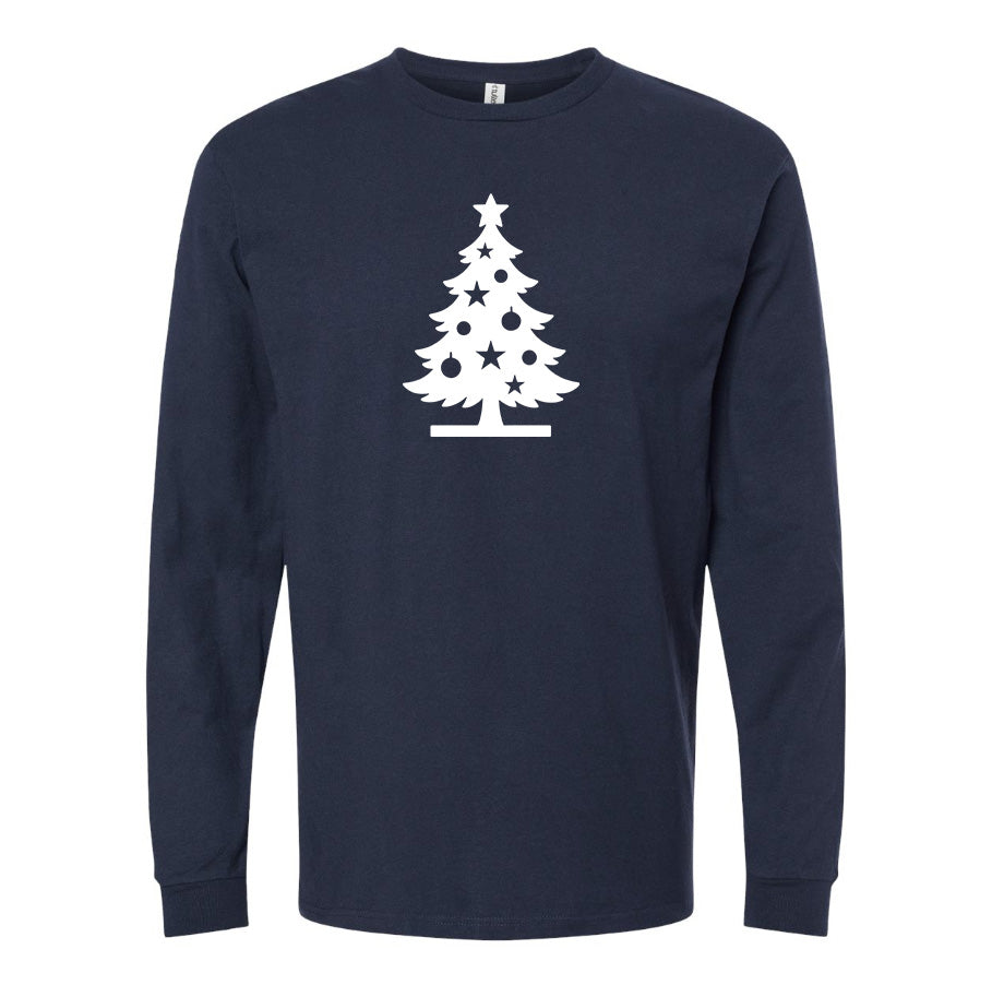 Men's Christmas Tree Long Sleeve T-Shirt