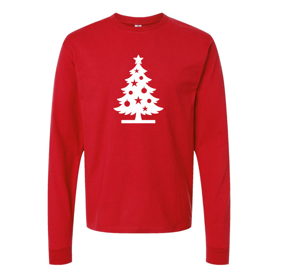 Men's Christmas Tree Long Sleeve T-Shirt