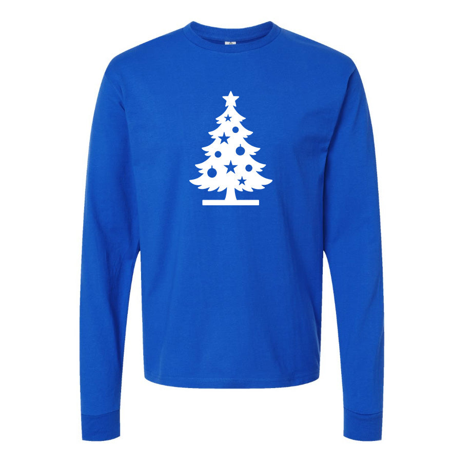 Men's Christmas Tree Long Sleeve T-Shirt
