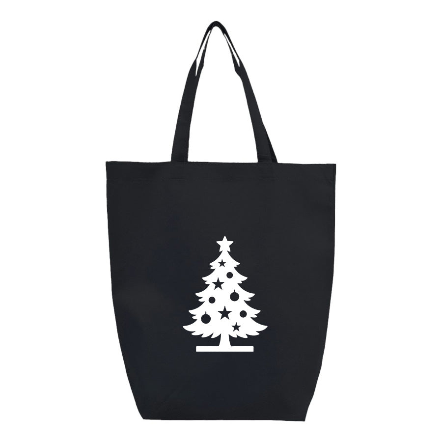Christmas Tree Q-Tees - Non-Woven Gusset Bottom Tote - Q1251