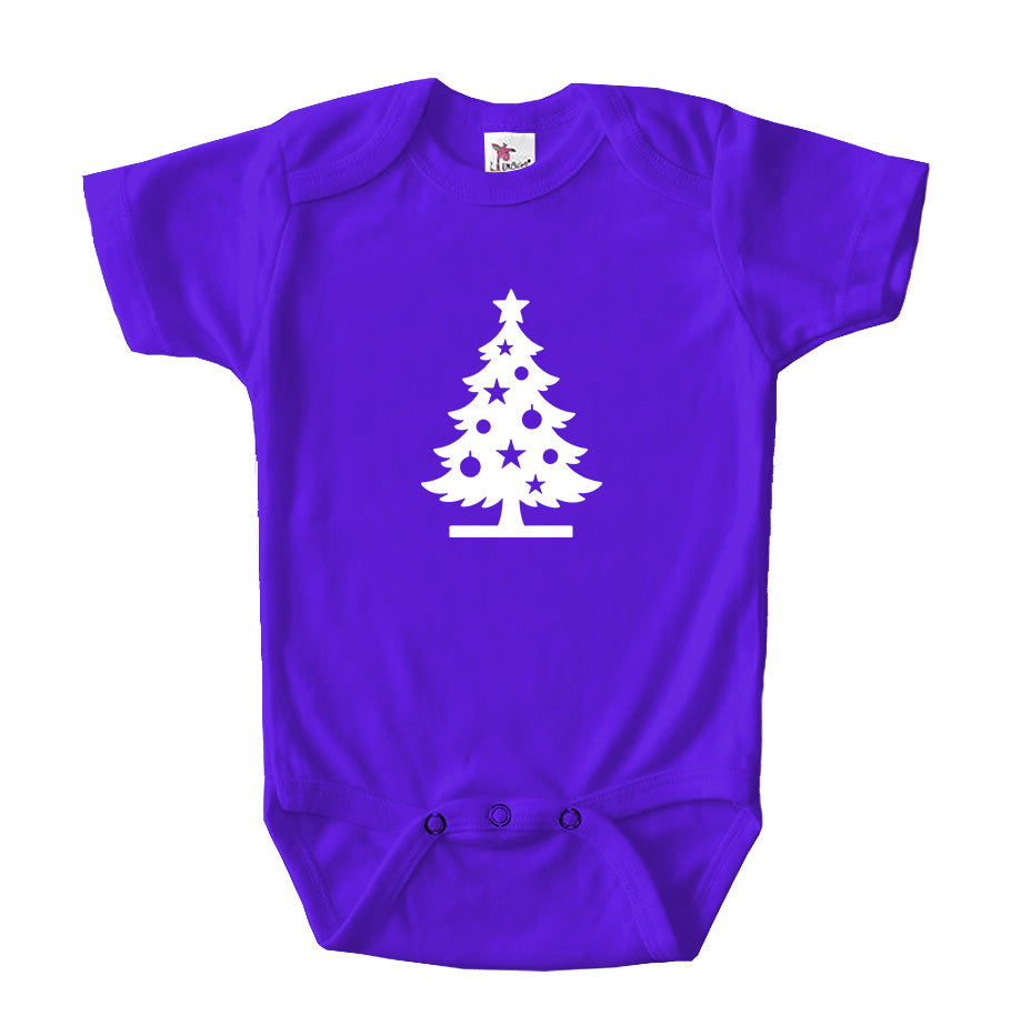 Christmas Tree Baby Romper Onesie