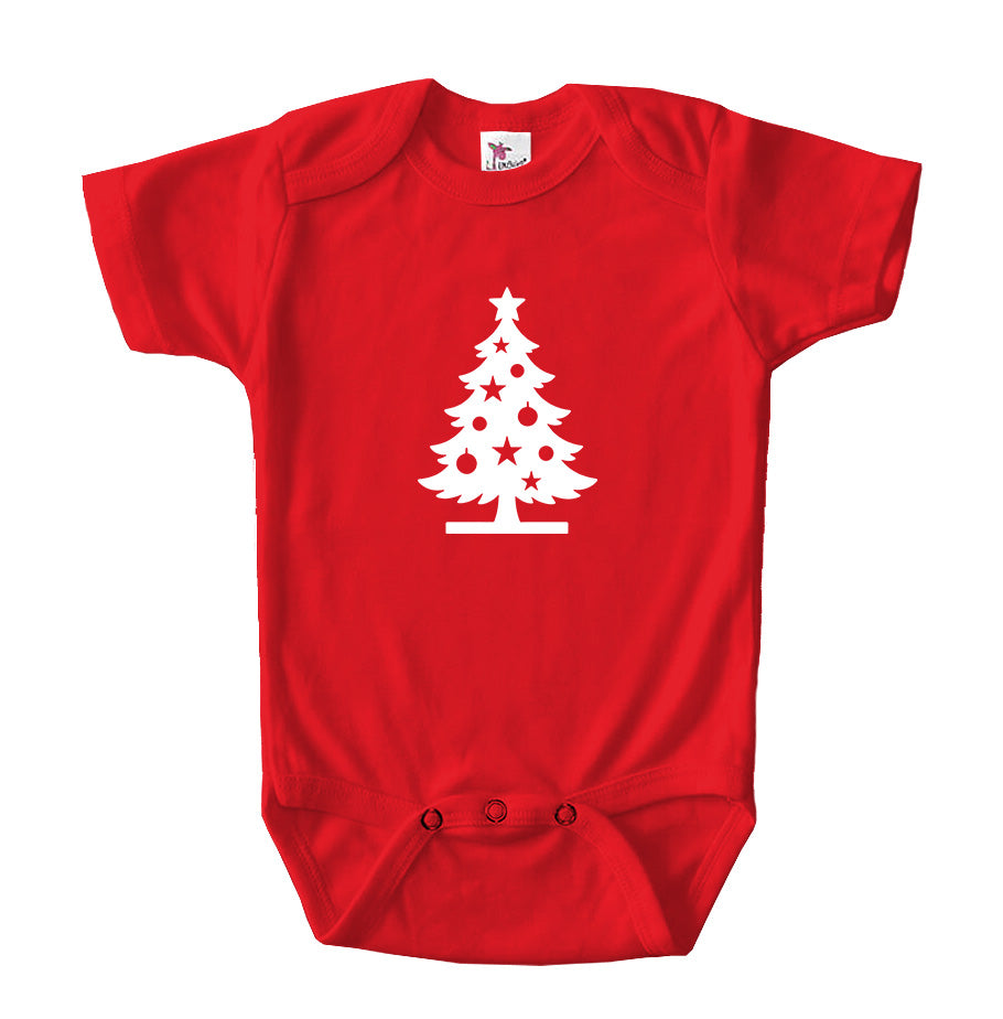 Christmas Tree Baby Romper Onesie