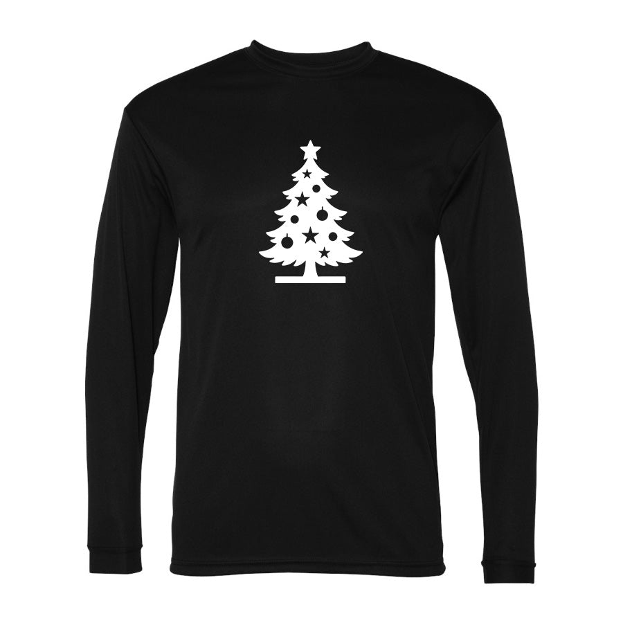 Men's Christmas Tree C2 Sport - Performance Long Sleeve T-Shirt - 5104