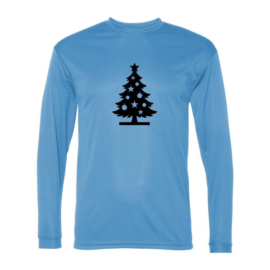 Men's Christmas Tree C2 Sport - Performance Long Sleeve T-Shirt - 5104