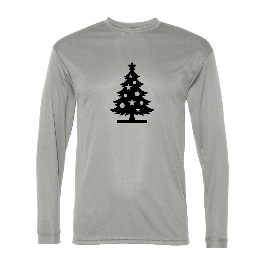 Men's Christmas Tree C2 Sport - Performance Long Sleeve T-Shirt - 5104