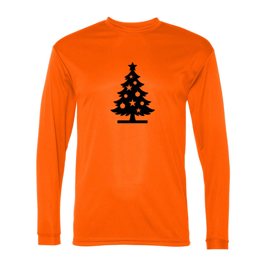 Men's Christmas Tree C2 Sport - Performance Long Sleeve T-Shirt - 5104