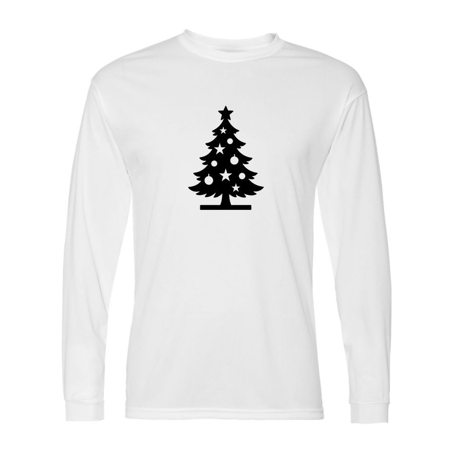 Men's Christmas Tree C2 Sport - Performance Long Sleeve T-Shirt - 5104