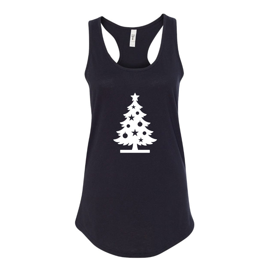 Women's Christmas Tree Racerback Tank Top
