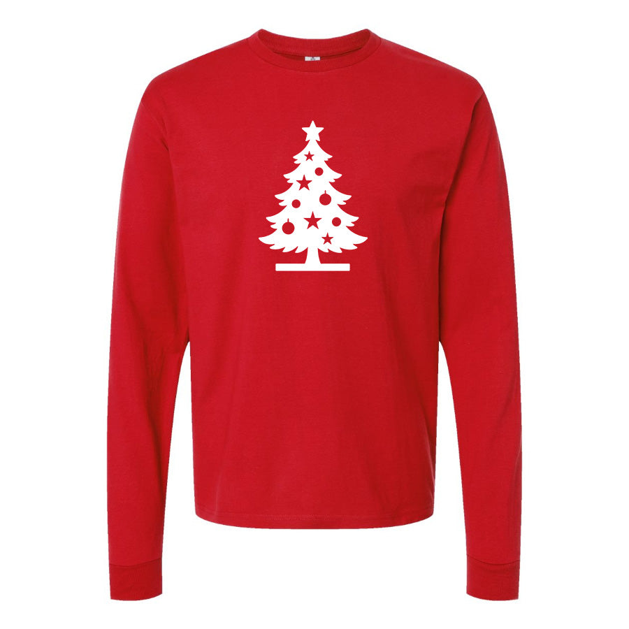 Youth Kids Christmas Tree Long Sleeve T-Shirt