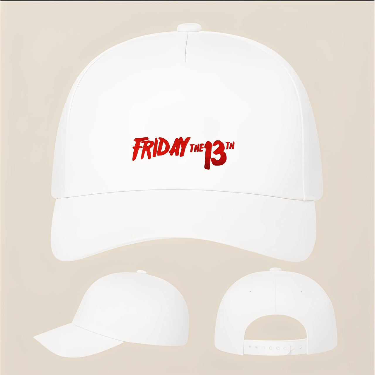 Friday The 13th Five Panel Twill Snapback Cap