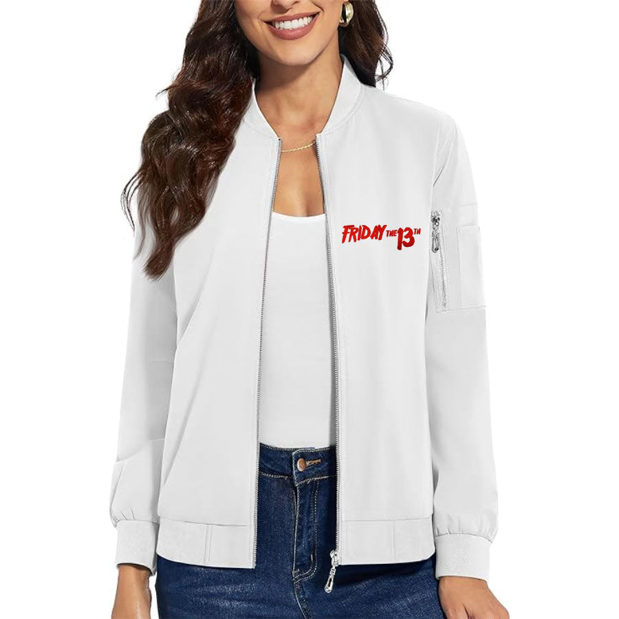 Women's Friday The 13th Premium Bomber Jacket Outerwear