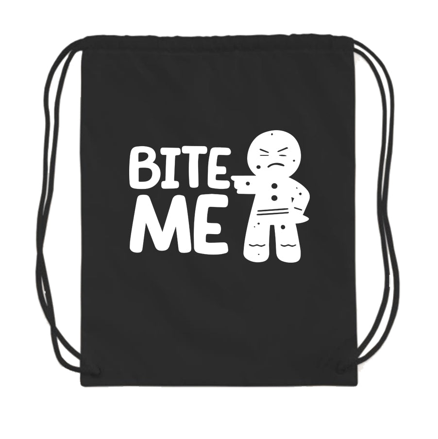 Gingerbread Man Drawstring Bag