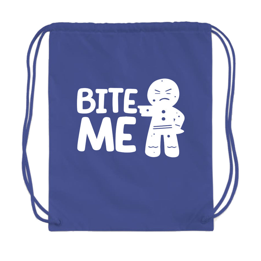 Gingerbread Man Drawstring Bag