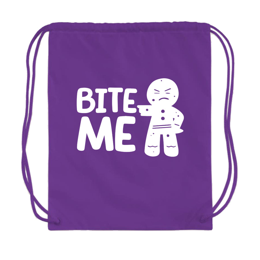 Gingerbread Man Drawstring Bag