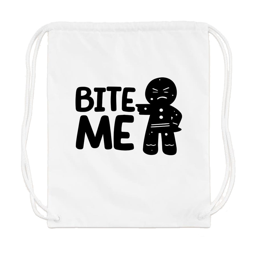 Gingerbread Man Drawstring Bag
