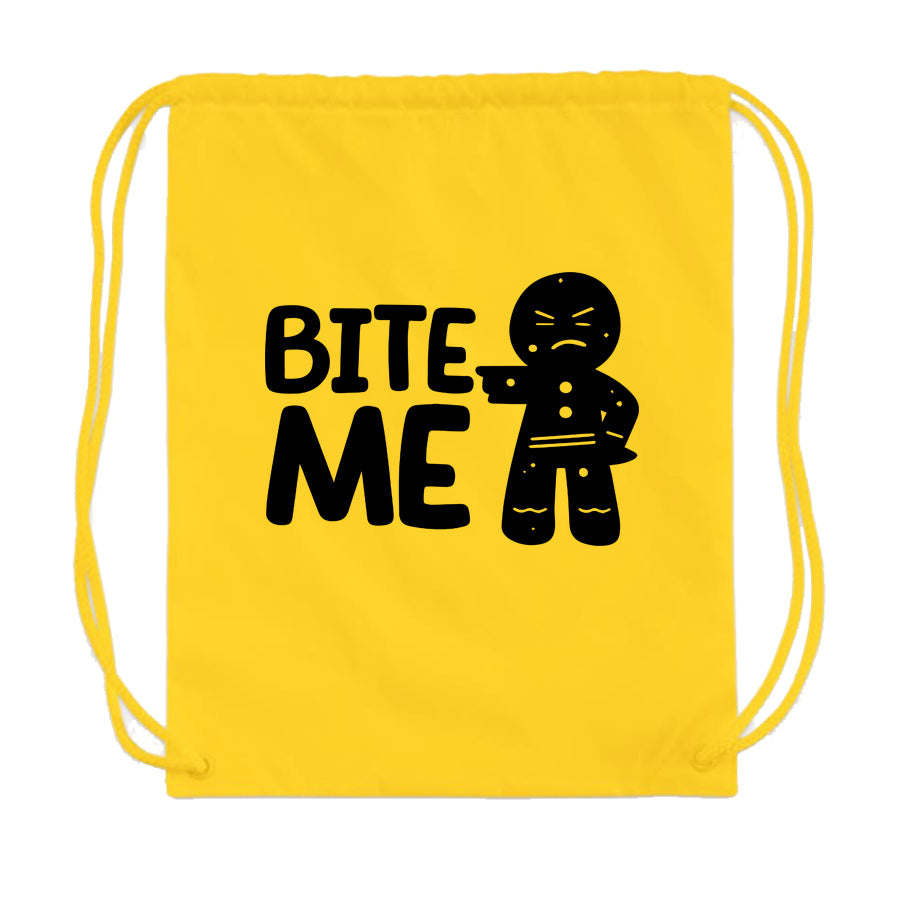 Gingerbread Man Drawstring Bag