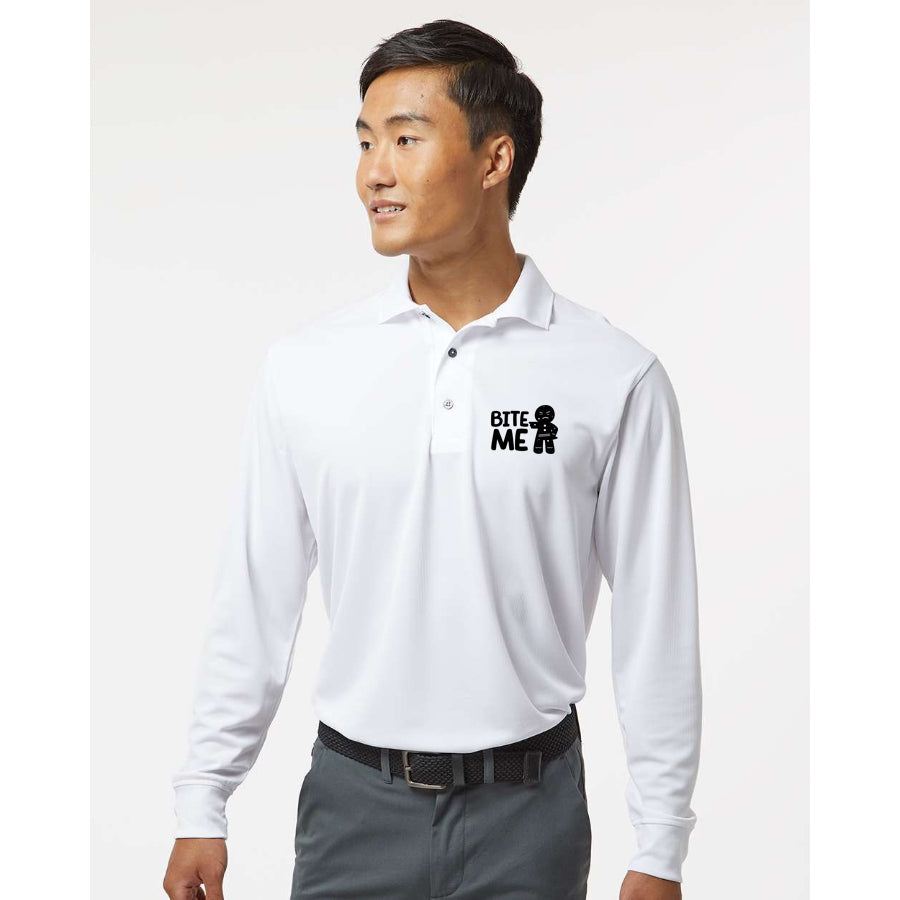 Men's Gingerbread Man - Paragon - Prescott Long Sleeve Polo - 110