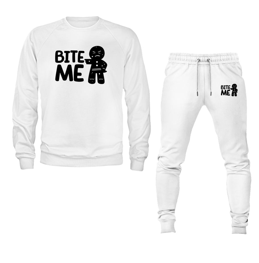 Men's Gingerbread Man Crewneck Sweatshirt Joggers Suit