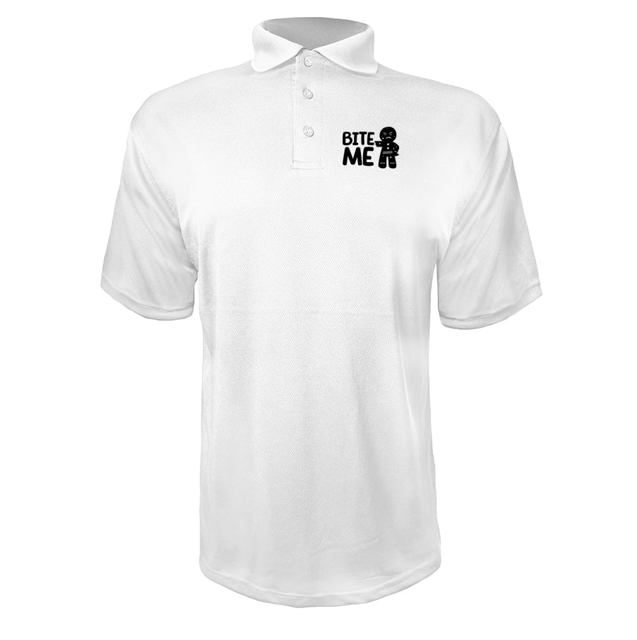 Men's Gingerbread Man Polyester Polo