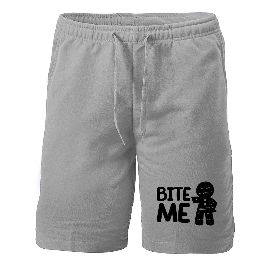 Men's Gingerbread Man Athletic Fleece Shorts