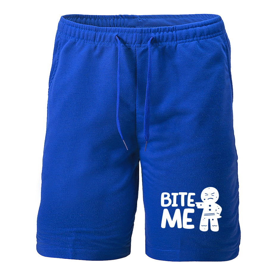 Men's Gingerbread Man Athletic Fleece Shorts