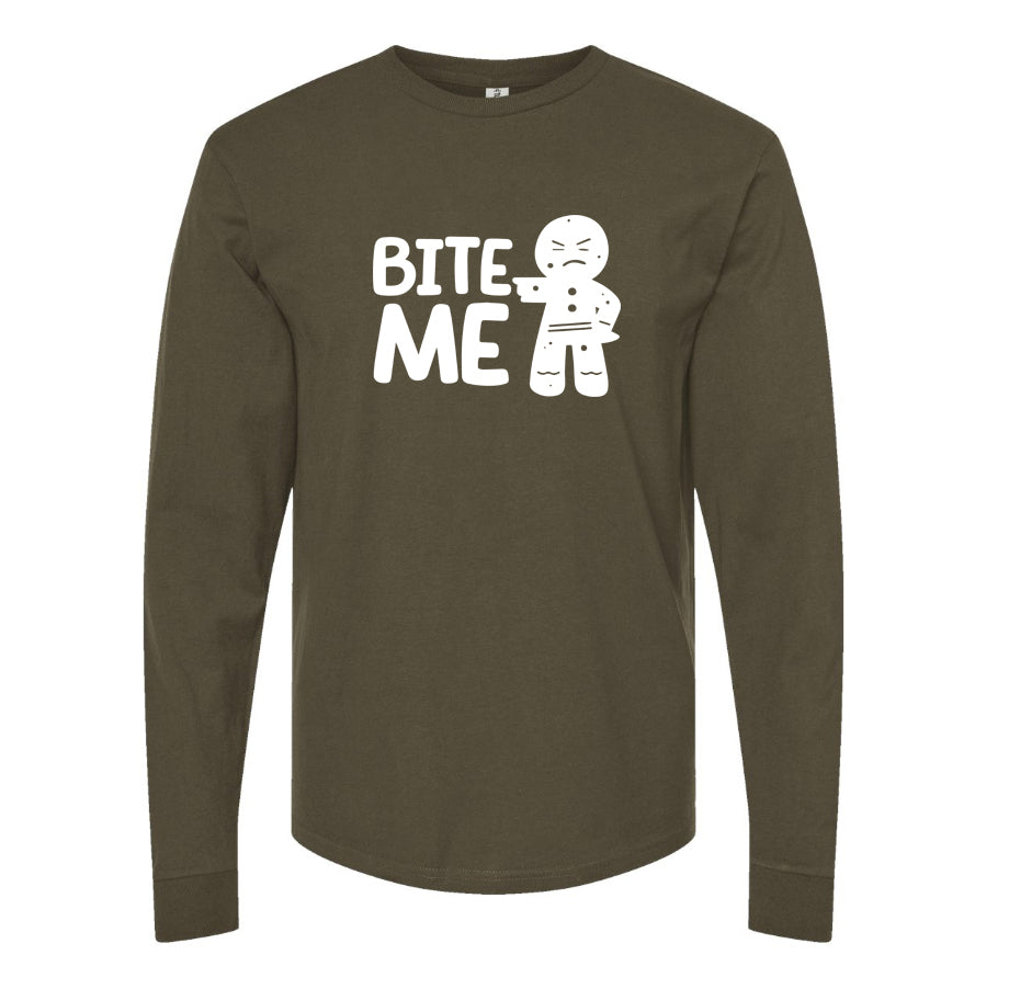 Men's Gingerbread Man Long Sleeve T-Shirt