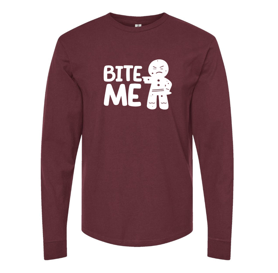 Men's Gingerbread Man Long Sleeve T-Shirt