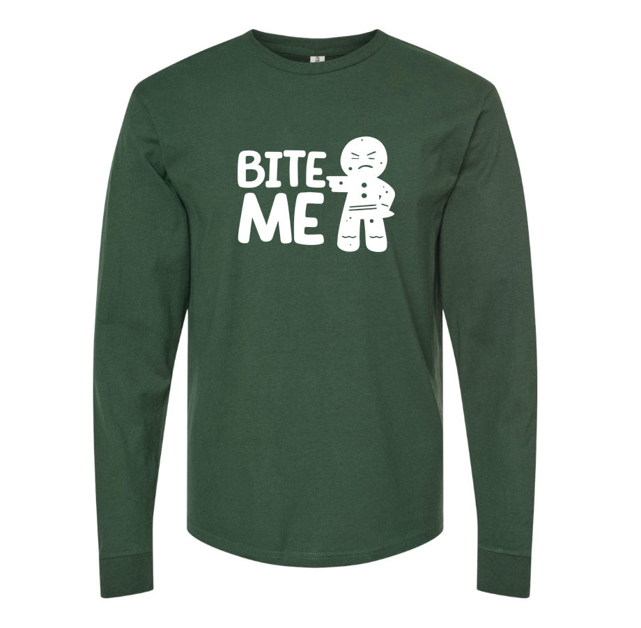 Men's Gingerbread Man Long Sleeve T-Shirt