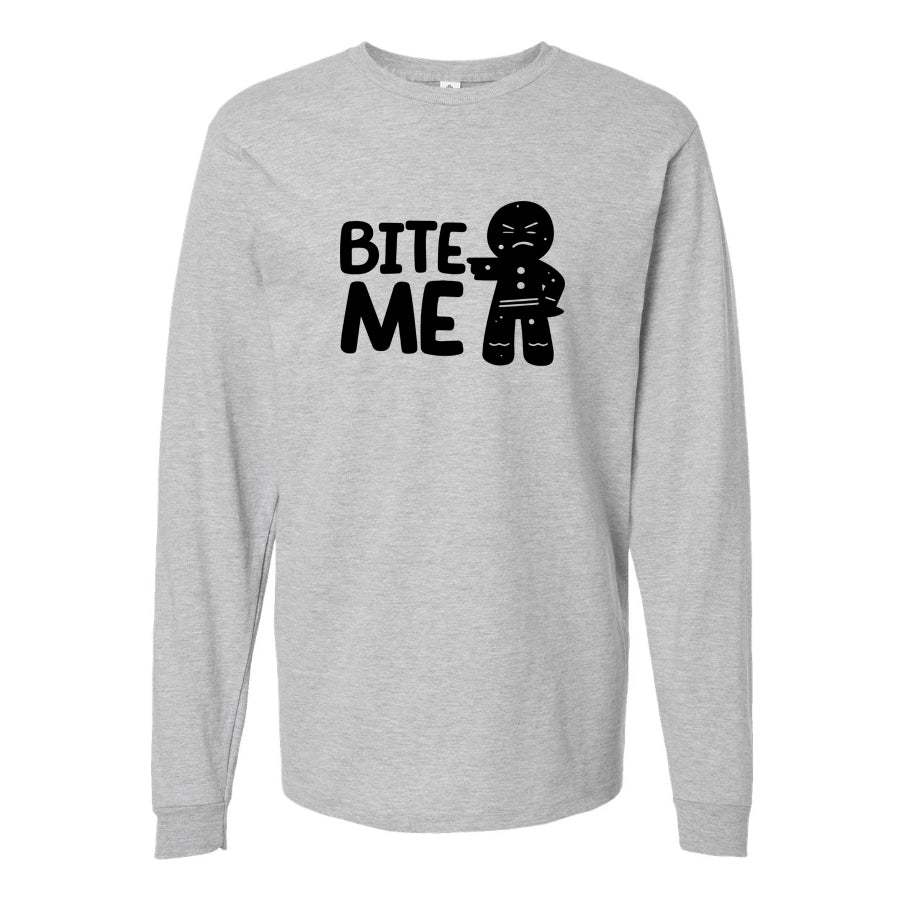Men's Gingerbread Man Long Sleeve T-Shirt