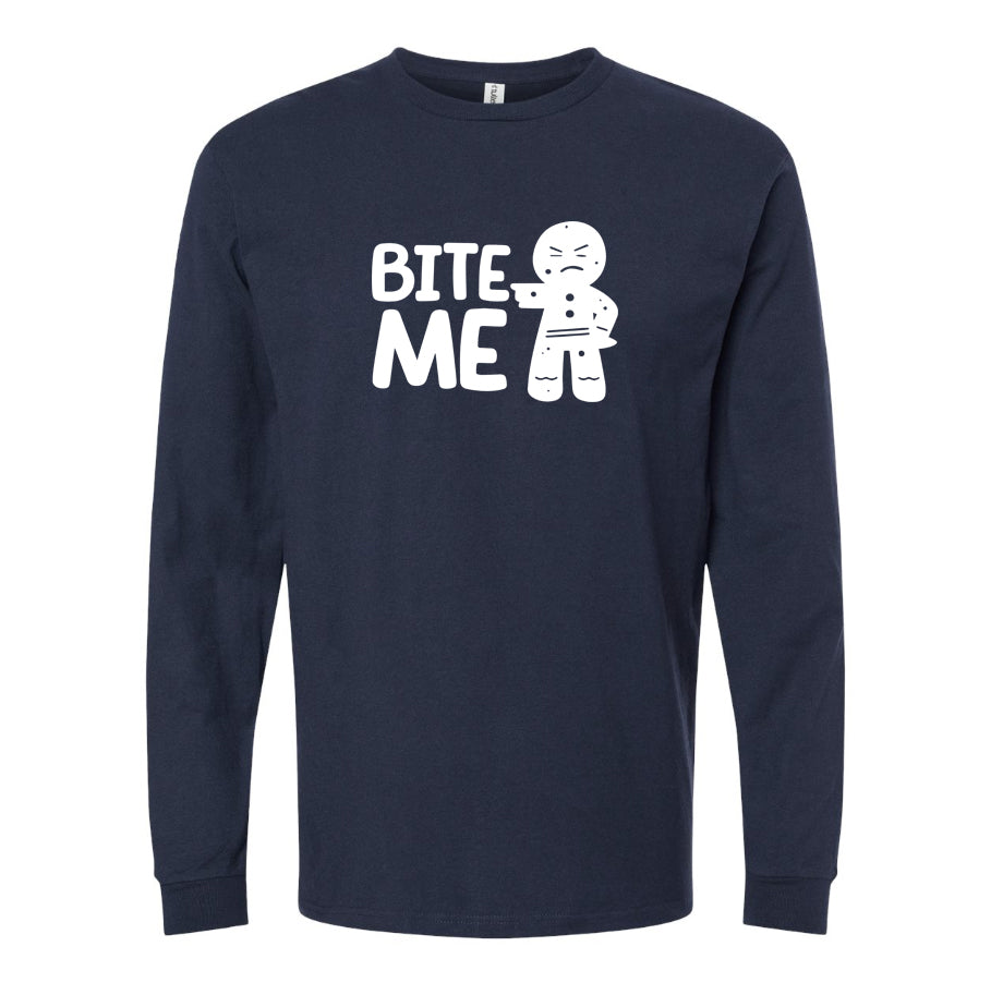 Men's Gingerbread Man Long Sleeve T-Shirt