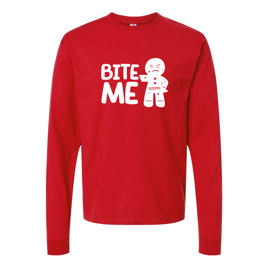 Men's Gingerbread Man Long Sleeve T-Shirt