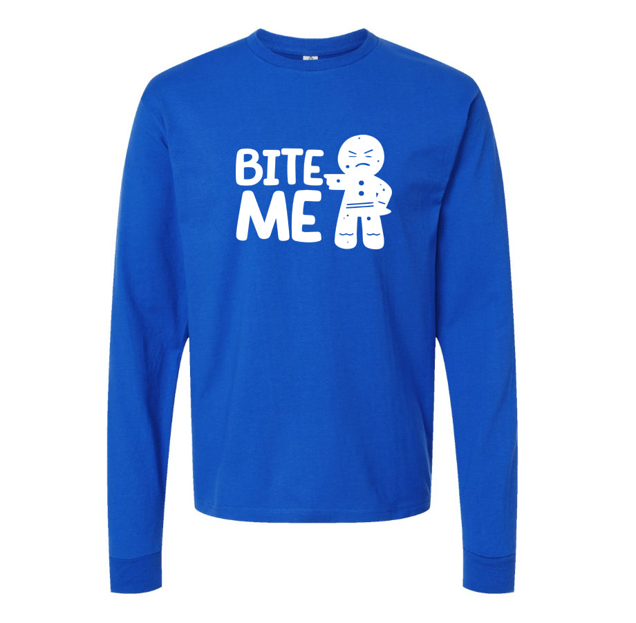 Men's Gingerbread Man Long Sleeve T-Shirt
